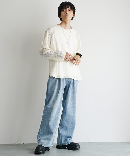 セール】【MinoriTY】チルワイドデニム セミフレアパンツ ストレート