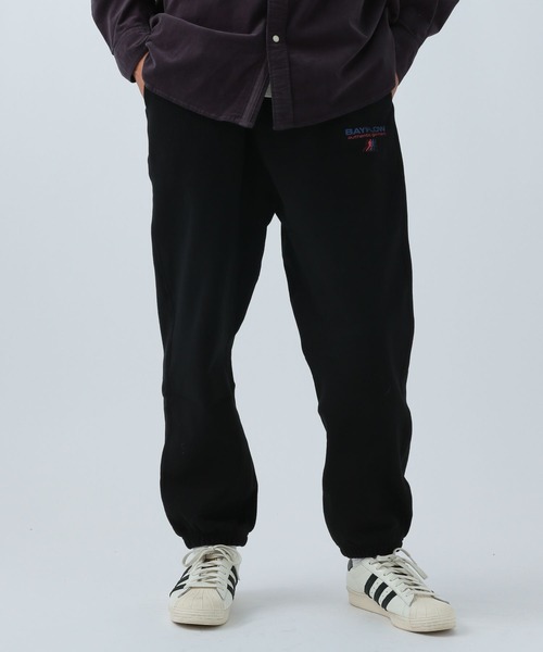 BAYFLOW(ベイフロー)の「スポーティスウェットパンツ(スウェットパンツ・メンズ・ブラック/オフホワイト・MEDIUM/LARGE)」の18枚目の写真