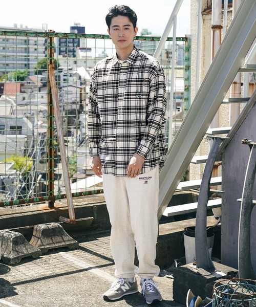 BAYFLOW(ベイフロー)の「スポーティスウェットパンツ(スウェットパンツ・メンズ・ブラック/オフホワイト・MEDIUM/LARGE)」の22枚目の写真