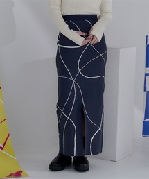 miette | ウェーブ柄ジャガードスカート(スカート)