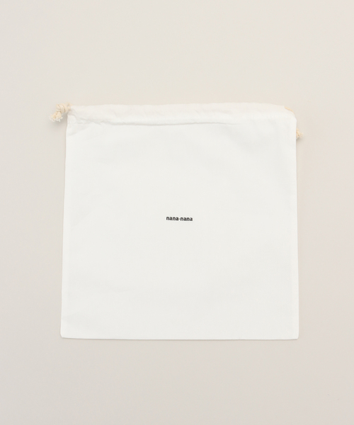 NaNa-NaNa（ナナナナ）の「【nana-nana/ナナ-ナナ】HOOP mini RECYCLED LEATHER（ハンドバッグ・レディース・ブラック・FREE）」の14枚目の写真