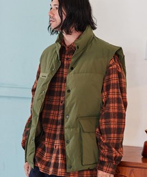 ADAM PATEK（アダムパテック）の「ADAMPATEK/back coating ripstop looose padded vest/ルーズシルエット中綿ビッグベスト（ダウンベスト）」
