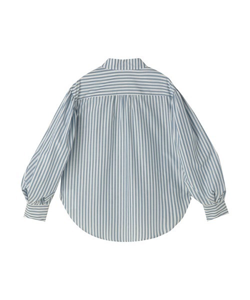 CHAROL（シャロル）の「スタンドネックストライプシャツ（シャツ/ブラウス・レディース・グレー/ピンク・FREE）」の17枚目の写真