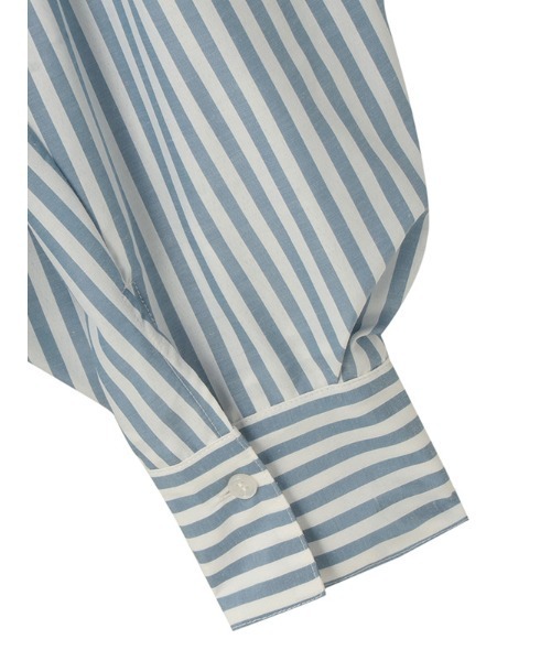 CHAROL（シャロル）の「スタンドネックストライプシャツ（シャツ/ブラウス・レディース・グレー/ピンク・FREE）」の20枚目の写真