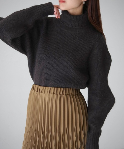 cheriella(シェリエラ)の「【cheriella】WEB限定デザインスリーブMIXヤーンプルオーバー WEB LIMITED DESIGN SLEEVE MIX YARN PULLOVER(ニット/セーター・レディース・ブラック/ブルー/パープル/アイボリー・M)」の12枚目の写真