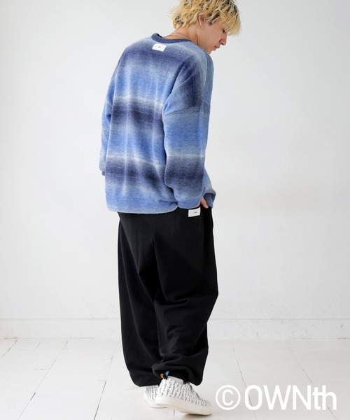 OWNth(オンス)の「綿100%ロゴスウェットパンツ(スウェットパンツ・レディース・ブラック/グレー・M/L)」の10枚目の写真