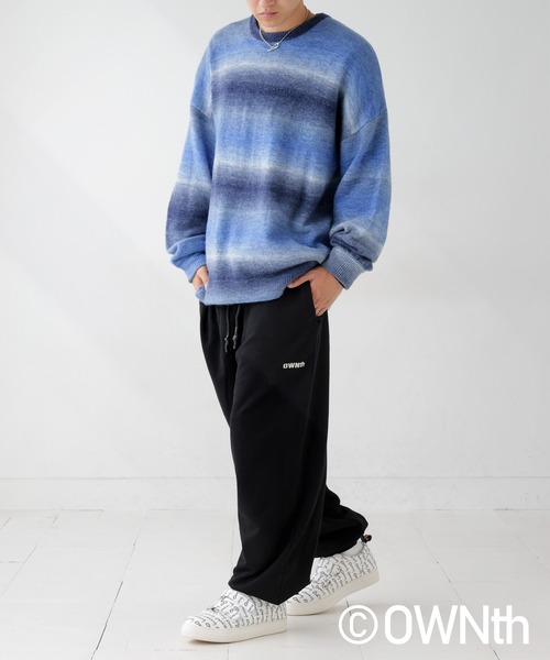 OWNth(オンス)の「綿100%ロゴスウェットパンツ(スウェットパンツ・レディース・ブラック/グレー・M/L)」の11枚目の写真
