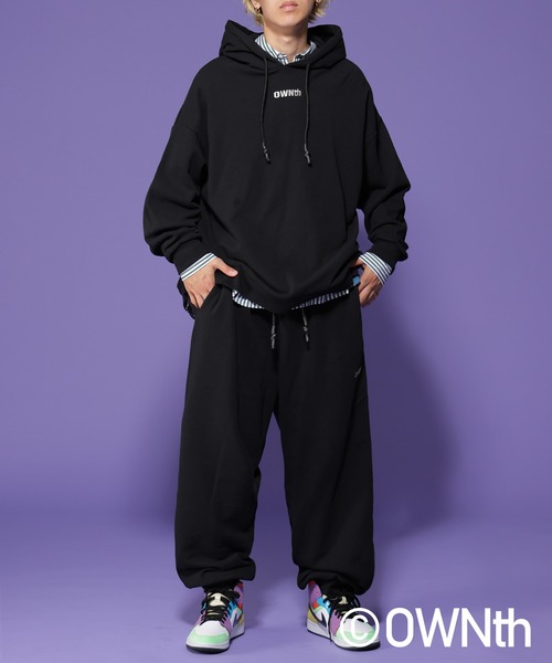OWNth(オンス)の「綿100%ロゴスウェットパンツ(スウェットパンツ・レディース・ブラック/グレー・M/L)」の9枚目の写真