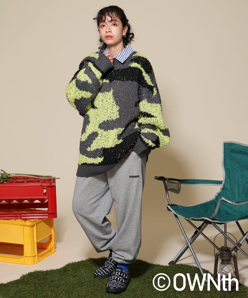 OWNth(オンス)の「綿100%ロゴスウェットパンツ(スウェットパンツ・レディース・ブラック/グレー・M/L)」の12枚目の写真