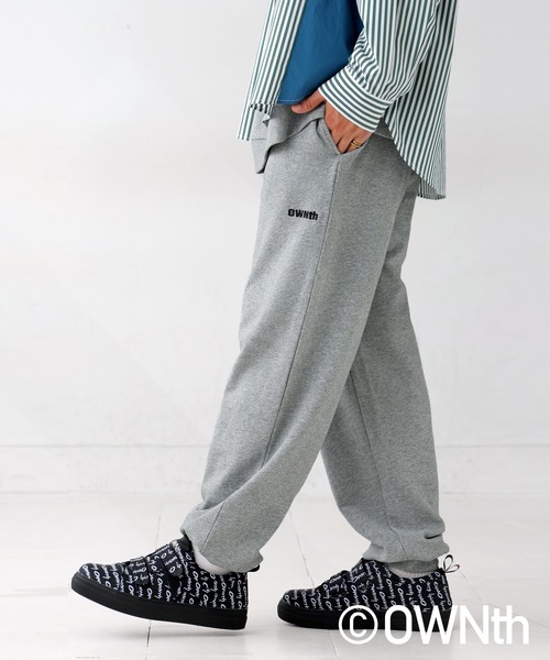 OWNth(オンス)の「綿100%ロゴスウェットパンツ(スウェットパンツ・レディース・ブラック/グレー・M/L)」の21枚目の写真