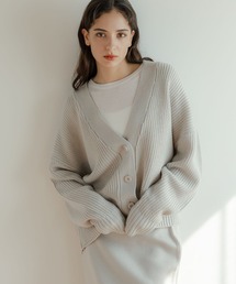 LAKOLE | 7Gカシミヤタッチルーズアゼカーディガン / 963429(カーディガン/ボレロ)