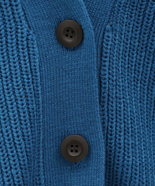 LAKOLE(ラコレ)の「7Gカシミヤタッチルーズアゼカーディガン / 963429(カーディガン/ボレロ・レディース・ブラウン/ブルー/チャコールグレー/ライトグレー・MEDIUM/SMALL)」の15枚目の写真