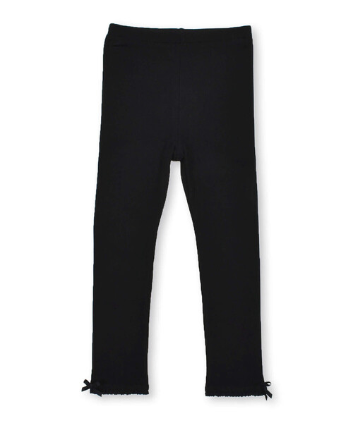 BeBe（ベベ）の「テレコ裾レースレギンス(90～140cm)（レギンス/スパッツ・キッズ・グレー/ブラック・L/XS/S/XXS/XL/M）」の13枚目の写真