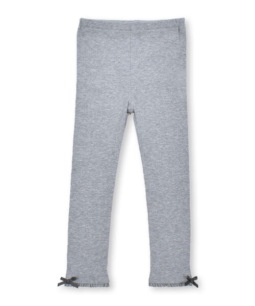 BeBe（ベベ）の「テレコ裾レースレギンス(90～140cm)（レギンス/スパッツ・キッズ・グレー/ブラック・L/XS/S/XXS/XL/M）」の11枚目の写真