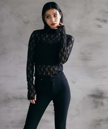 ENVYM | シースルーレーストップス(シャツ/ブラウス)