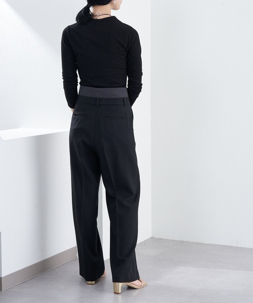 SHENERY（シーナリー）の「シンプルロンTee（Tシャツ/カットソー・レディース・ブラック/オフホワイト・FREE）」の19枚目の写真