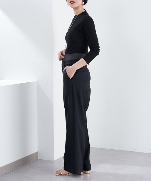 SHENERY（シーナリー）の「シンプルロンTee（Tシャツ/カットソー・レディース・ブラック/オフホワイト・FREE）」の18枚目の写真