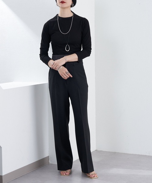 SHENERY（シーナリー）の「シンプルロンTee（Tシャツ/カットソー・レディース・ブラック/オフホワイト・FREE）」の17枚目の写真