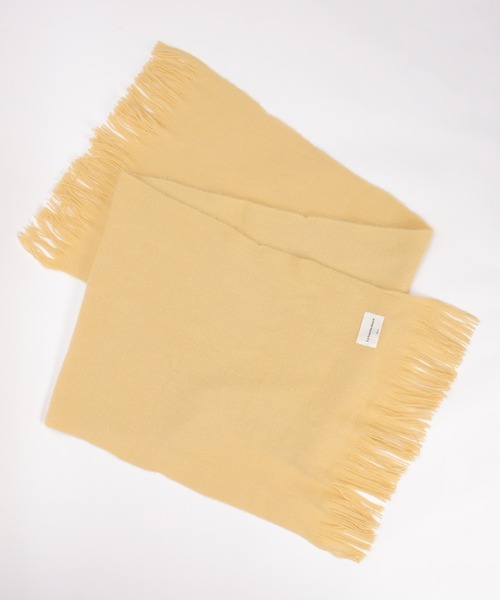 ikka（イッカ）の「ラッセル起毛無地マフラー（マフラー・レディース・ベージュ/ネイビー/オフホワイト/イエロー・FREE）」の6枚目の写真