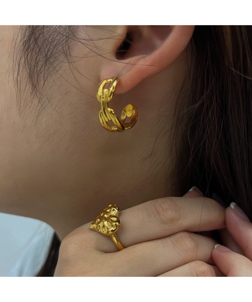 tone(トーン)の「【kocea】ステンレスピアス/フープ 金属アレルギー対応アクセサリー(MA)(ピアス(両耳用)・レディース・B/D/E/C/A・FREE)」の5枚目の写真