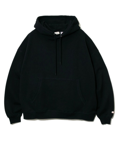 go slow caravan（ゴースローキャラバン）の「Good Wear/グッドウェア　BIG フードパーカー（パーカー・メンズ・カーキ/コーラルピンク/グレー/ブラック/サンドベージュ・LARGE/MEDIUM/X-LARGE）」の2枚目の写真