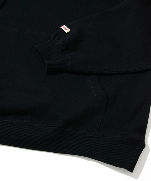 go slow caravan（ゴースローキャラバン）の「Good Wear/グッドウェア　BIG フードパーカー（パーカー・メンズ・カーキ/コーラルピンク/グレー/ブラック/サンドベージュ・LARGE/MEDIUM/X-LARGE）」の10枚目の写真