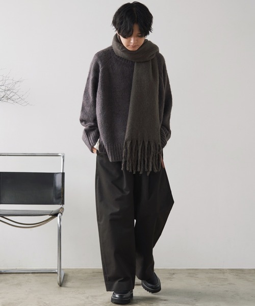 セール】LOW GAUGE LOOSE SHAGGY OFF TURTLE（ニット/セーター