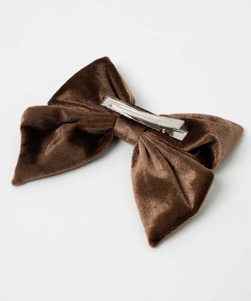 WEGO（ウィゴー）の「WEGO/【2点セット】リボンクリップ（バレッタ/ヘアクリップ・レディース・ブラウン/ブラック・FREE）」の7枚目の写真