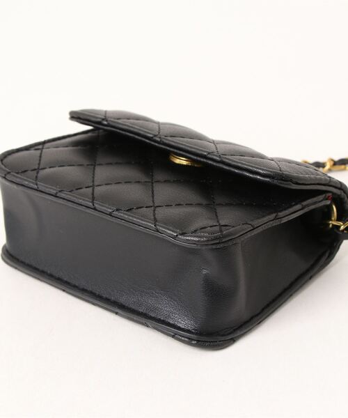 NOISE MAKER（ノイズメーカー）の「スクエアミニチェーンショルダー（ショルダーバッグ・レディース・ブラック・FREE）」の3枚目の写真