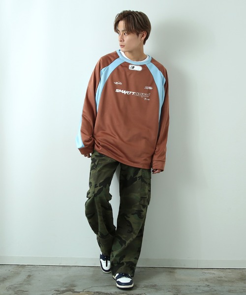 セール】プリント 長袖 ゲームシャツ（Tシャツ/カットソー