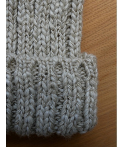 TRUNC(トランクエイティーエイト)の「Tiered Mix Beanie(ニットキャップ/ビーニー・レディース・チャコールグレー/ベージュ・FREE)」の20枚目の写真