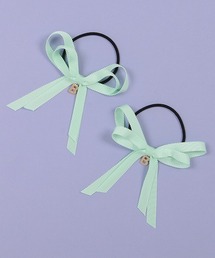 チャーム付きリボンポニー