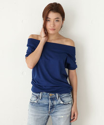 MOUSSY | 2WAY CUT TOPS(Tシャツ/カットソー)