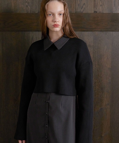 ENOF cropped knit セーター ENOF（イナフ）の「cropped knit（ニット/セーター）」 - WEAR