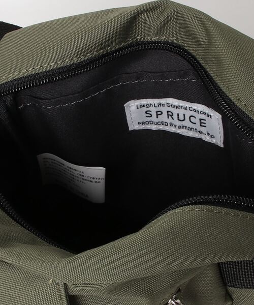 SPRUCE(スプルース)の「EM:SPRUCE マセルショルダー 軽量約160g(ショルダーバッグ・レディース・カーキ/ブルー/ブラック・FREE)」の6枚目の写真