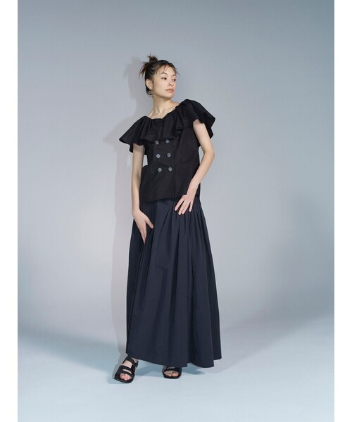 Ray BEAMS（レイビームス）の「RBS / カットアウト サンダル（サンダル・レディース・ブラック/ホワイト・25.0cm/24.5cm/24.0cm/23.5cm/23.0cm）」の6枚目の写真