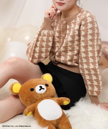 MIIA（ミーア）の「リラックマ　ジャガードニットカーディガン（カーディガン/ボレロ）」