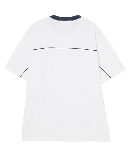 X-girl(エックスガール)の「V-NECK BIG TEE DRESS(ワンピース・レディース・ブラック/ホワイト/ブラウン・S/M)」の4枚目の写真