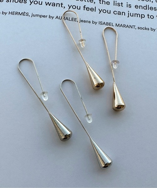 apres jour mignon（アプレジュールミニョン）の「【apresjour mignon×ARIAZ】ドロップピアス（ピアス（両耳用）・レディース・シルバー/ゴールド・ONESIZE）」の4枚目の写真