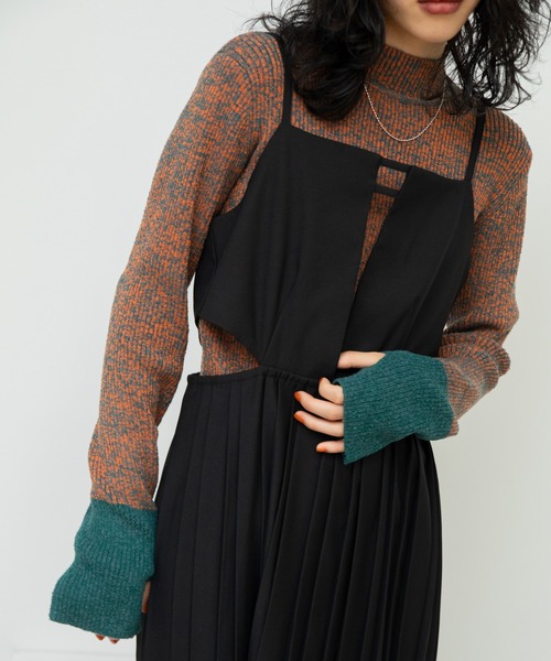 VACANCY(ヴァカンシー)の「ランダムプリーツコルセットライクワンピース(ワンピース・レディース・ブラック/その他・FREE)」の15枚目の写真