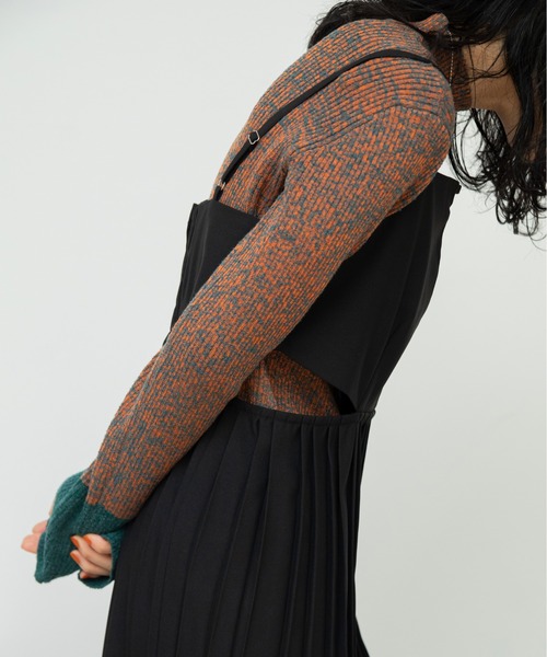 VACANCY(ヴァカンシー)の「ランダムプリーツコルセットライクワンピース(ワンピース・レディース・ブラック/その他・FREE)」の16枚目の写真