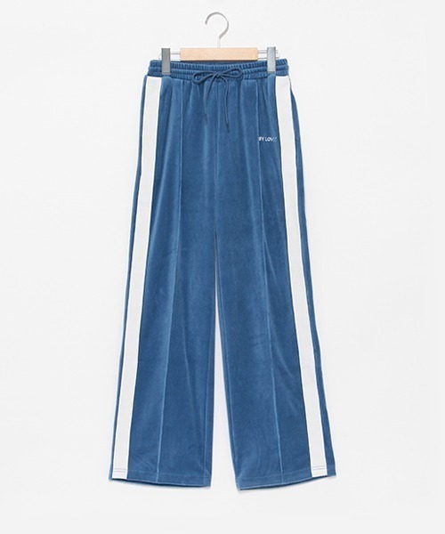 by LOVEiT(バイラビット)の「ベロアトラックフレアパンツ(その他パンツ・キッズ・ブラック/ブルー/グリーン・120cm/130cm/140cm/150cm/160cm)」の3枚目の写真