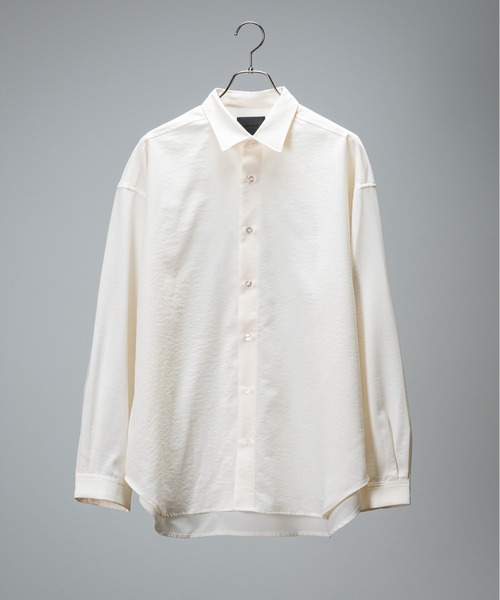 Long Sleeve Loose Basic Regular Collar Shirts - 長袖ルーズ