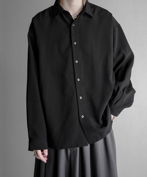 ブラウス シャツ men's like basic long sleeve shirt - メンズライクベーシックシャツ - レディース メンズ KUUUPY（クーピー）の「Long Sleeve Basic Regular Collar