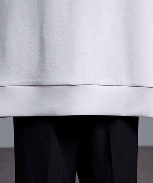 Loose/ルース（ルース）の「ドレープ リングハーフジップルーズパーカー（パーカー・メンズ・ブルーグレー/ブラック/ライトグレー・L/M/S/XS）」の16枚目の写真