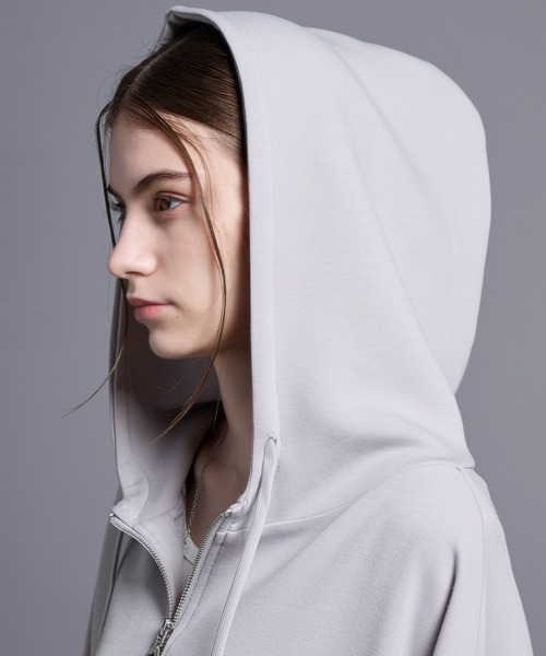 Loose/ルース（ルース）の「ドレープ リングハーフジップルーズパーカー（パーカー・メンズ・ブルーグレー/ブラック/ライトグレー・L/M/S/XS）」の18枚目の写真