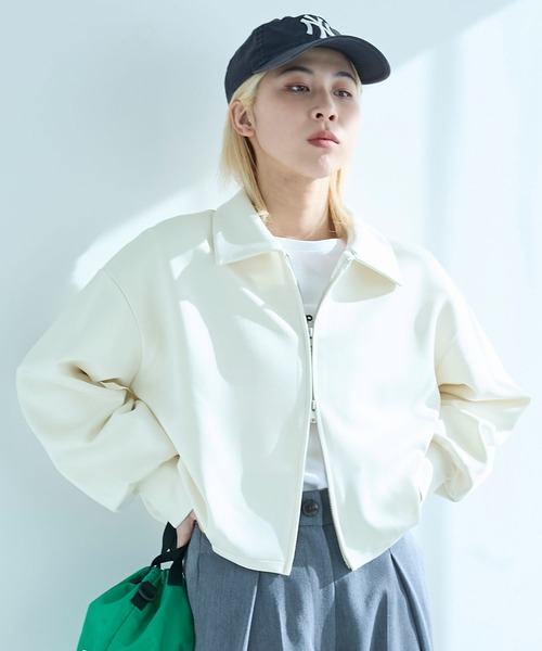 セール】ダンボールダブルジップカーディガン（カーディガン/ボレロ