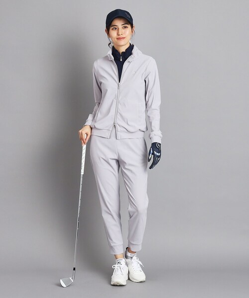 adabat（アダバット）の「◆【接触冷感/UVカット】ストレッチ ジャージブルゾン（ブルゾン・レディース・ライトグレー系9/ブラック・42/40/38）」の16枚目の写真