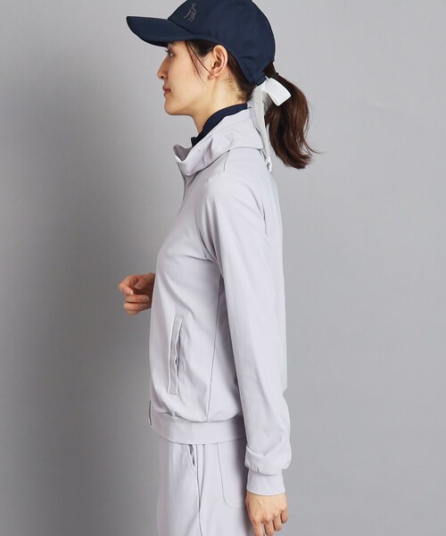 adabat（アダバット）の「◆【接触冷感/UVカット】ストレッチ ジャージブルゾン（ブルゾン・レディース・ライトグレー系9/ブラック・42/40/38）」の17枚目の写真