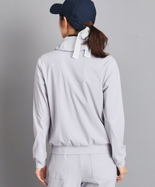 adabat（アダバット）の「◆【接触冷感/UVカット】ストレッチ ジャージブルゾン（ブルゾン・レディース・ライトグレー系9/ブラック・42/40/38）」の9枚目の写真